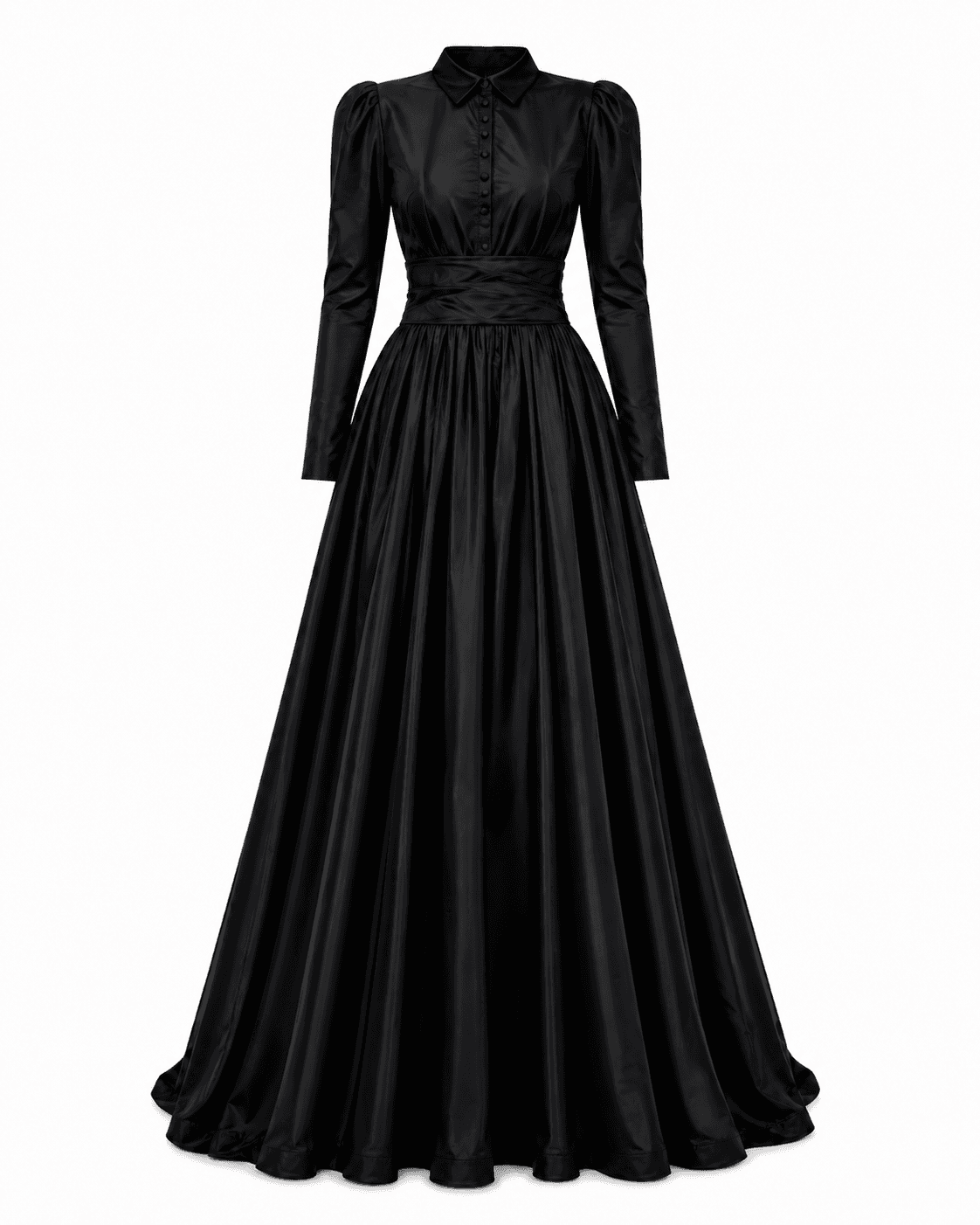 Victoria Structured Taffeta Gown