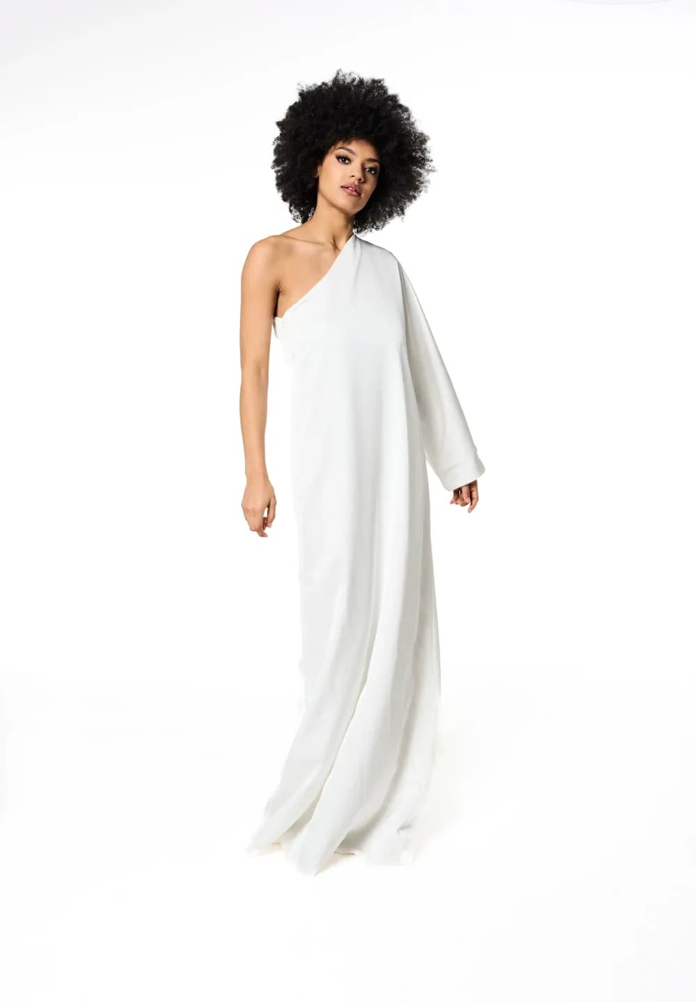 Athena One-Shoulder Grecian Gown