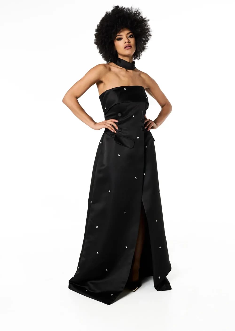 Celestia Stardust Tuxedo Gown