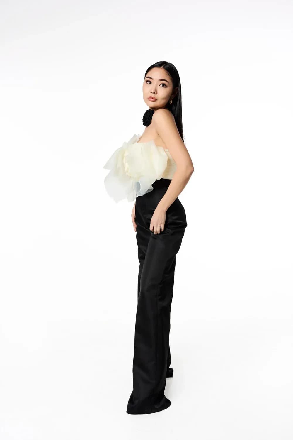 Magnolia Petal Tuxedo Jumpsuit