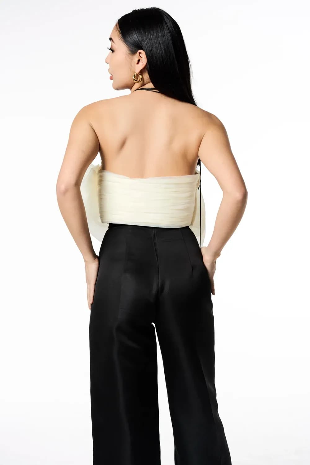 Magnolia Petal Tuxedo Jumpsuit - View 3