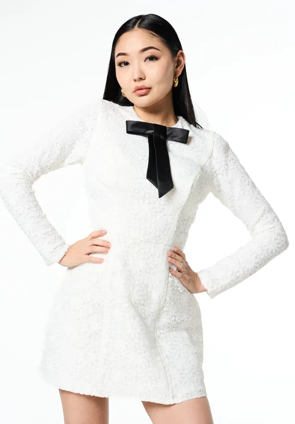 Coco Lace Mini Dress - View 3