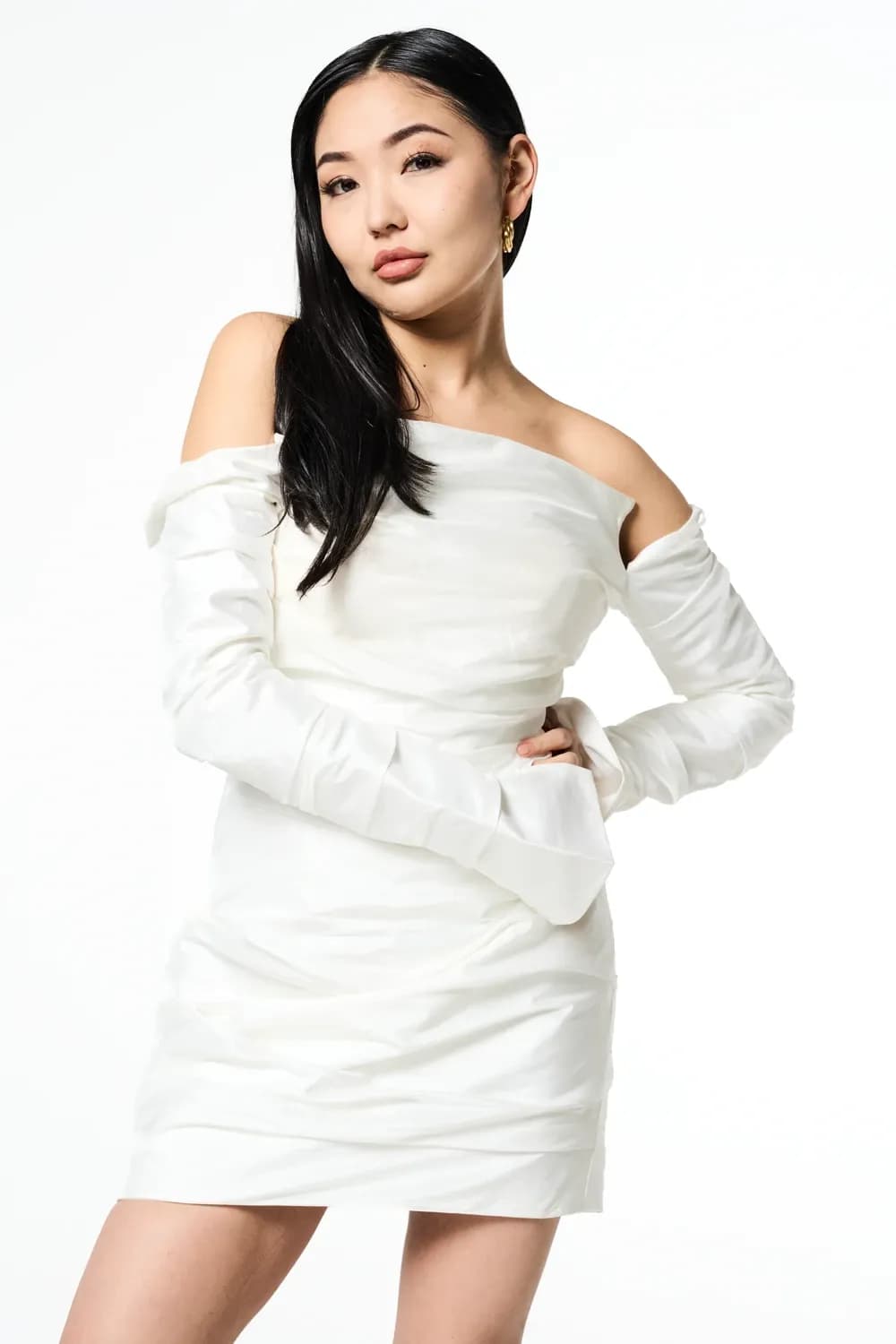 Blanc Moderne Mini Dress - View 4