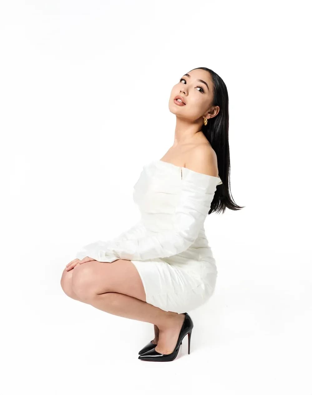 Blanc Moderne Mini Dress - View 5