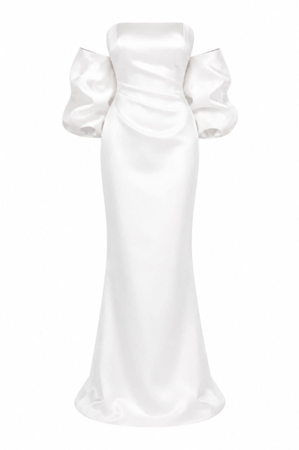 Sophia Off-Shoulder Mikado Gown