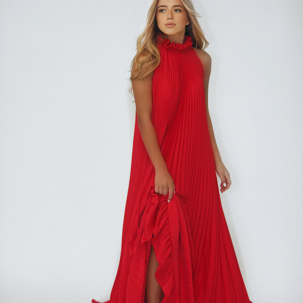 
                      
                        SARA DRESS - RED
                      
                    